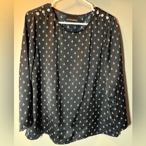 Cynthia Rowley Anchor blouse